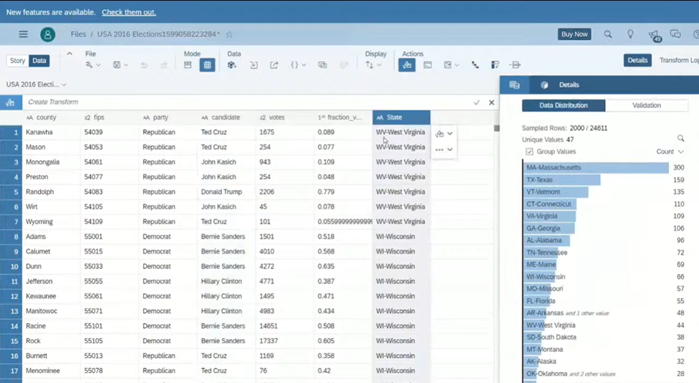 SAP Analytics Cloud ekran görüntüsü