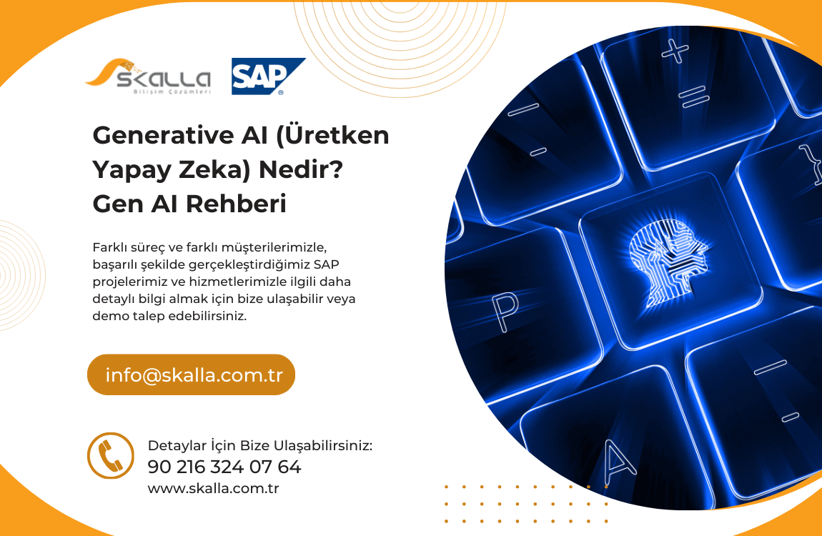 Generative AI (Üretken Yapay Zeka) Nedir? Gen AI Rehberi